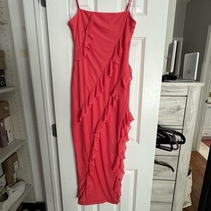 Lulus coral dress (NWT)